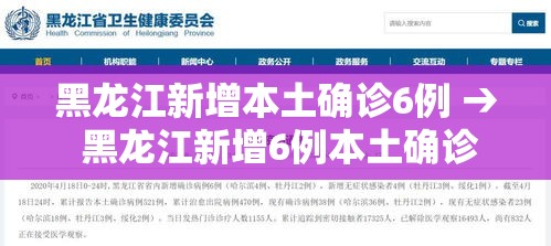 黑龙江新增本土确诊6例 → 黑龙江新增6例本土确诊病例轨迹 黑龙江新增本土确诊6例 → 黑龙江新增6例本土确诊病例轨迹