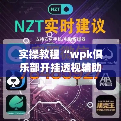 实操教程“wpk俱乐部开挂透视辅助挂”科技辅助神器手机版教程