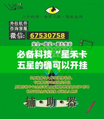 必备科技“星禾卡五星的确可以开挂	”透视开挂辅助教程
