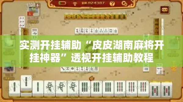 实测开挂辅助“皮皮湖南麻将开挂神器”透视开挂辅助教程