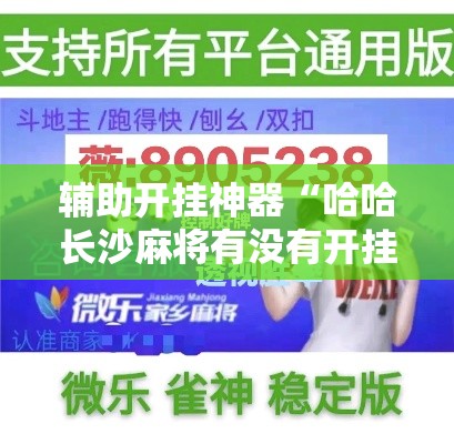 辅助开挂神器“哈哈长沙麻将有没有开挂吗”透视开挂辅助教程