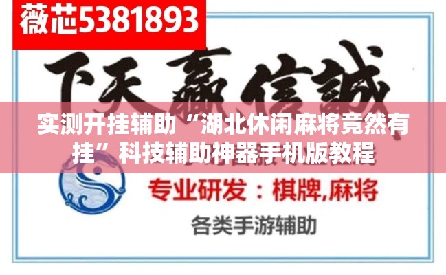 实测开挂辅助“湖北休闲麻将竟然有挂”科技辅助神器手机版教程