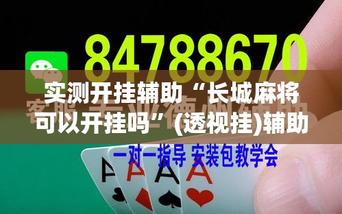实测开挂辅助“长城麻将可以开挂吗”(透视挂)辅助透视教程