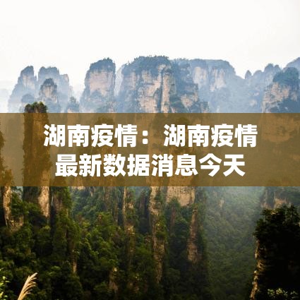 湖南疫情:湖南疫情最新数据消息今天 湖南疫情:湖南疫情最新数据消息今天