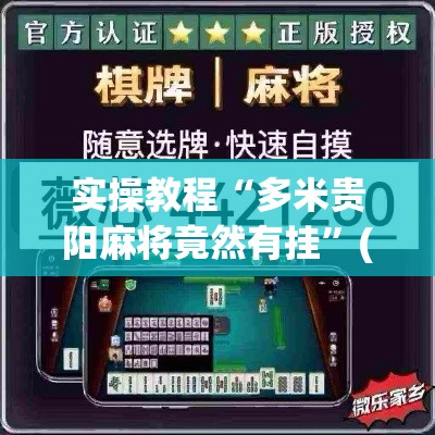 实操教程“多米贵阳麻将竟然有挂”(透视挂)辅助透视教程