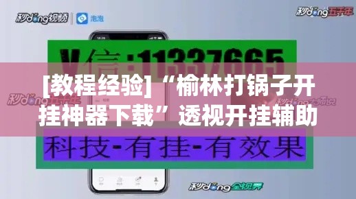 [教程经验]“榆林打锅子开挂神器下载”透视开挂辅助教程