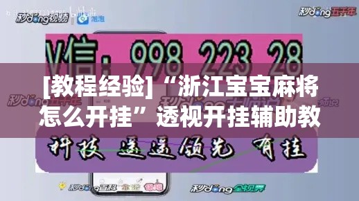 [教程经验]“浙江宝宝麻将怎么开挂”透视开挂辅助教程