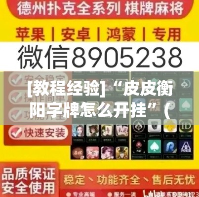 [教程经验]“皮皮衡阳字牌怎么开挂	”(透视挂)辅助透视教程