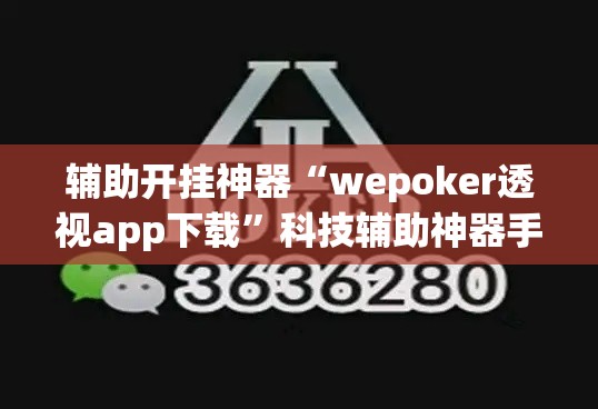 辅助开挂神器“wepoker透视app下载”科技辅助神器手机版教程