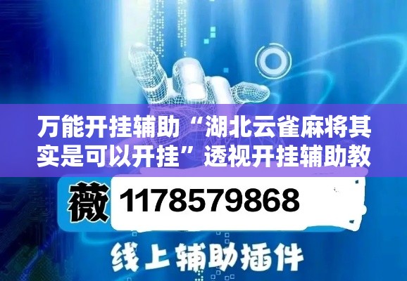 万能开挂辅助“湖北云雀麻将其实是可以开挂”透视开挂辅助教程