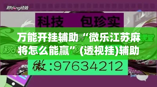 万能开挂辅助“微乐江苏麻将怎么能赢	”(透视挂)辅助透视教程