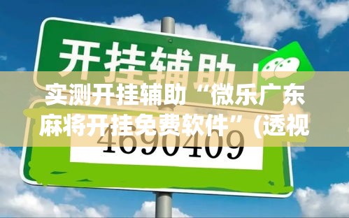 实测开挂辅助“微乐广东麻将开挂免费软件”(透视挂)辅助透视教程