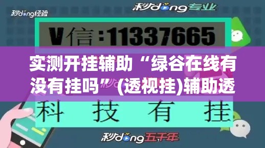 实测开挂辅助“绿谷在线有没有挂吗	”(透视挂)辅助透视教程