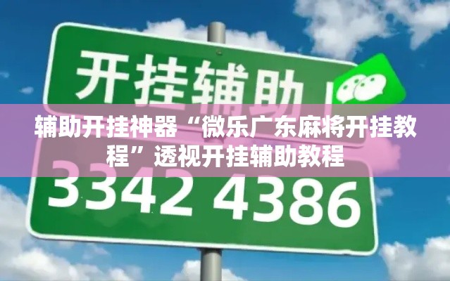 辅助开挂神器“微乐广东麻将开挂教程”透视开挂辅助教程