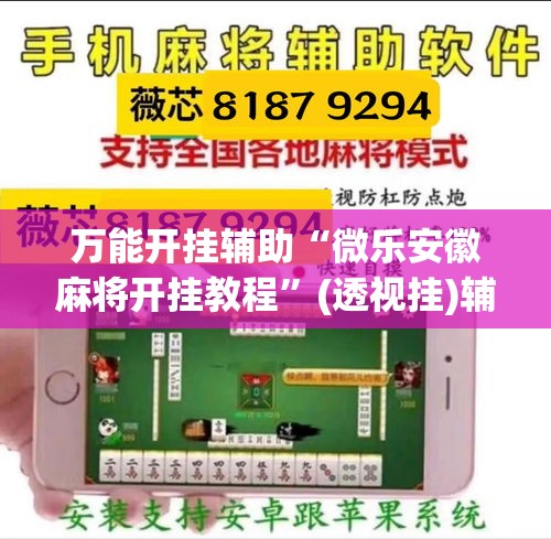 万能开挂辅助“微乐安徽麻将开挂教程”(透视挂)辅助透视教程
