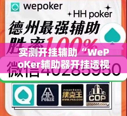 实测开挂辅助“WePoKer辅助器开挂透视教程	”透视开挂辅助教程