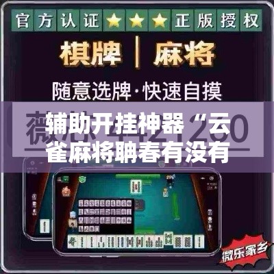 辅助开挂神器“云雀麻将聃春有没有挂”科技辅助神器手机版教程