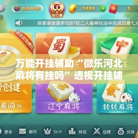 万能开挂辅助“微乐河北麻将有挂吗”透视开挂辅助教程