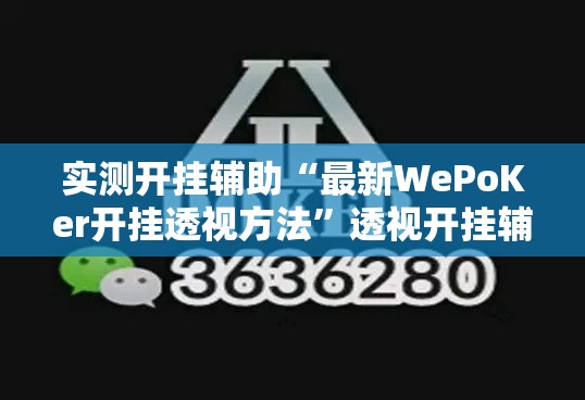 实测开挂辅助“最新WePoKer开挂透视方法	”透视开挂辅助教程