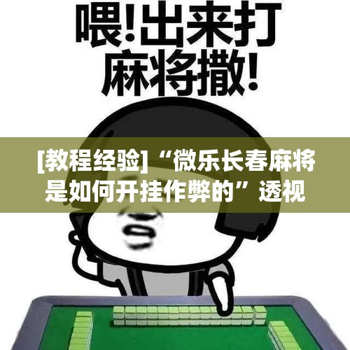 [教程经验]“微乐长春麻将是如何开挂作弊的	”透视开挂辅助教程
