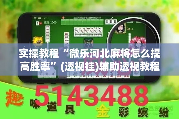 实操教程“微乐河北麻将怎么提高胜率”(透视挂)辅助透视教程