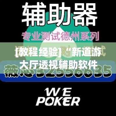 [教程经验]“新道游大厅透视辅助软件	”透视开挂辅助教程
