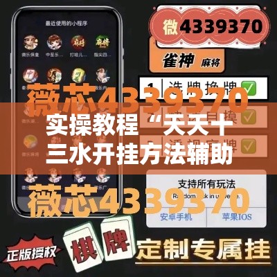 实操教程“天天十三水开挂方法辅助”科技辅助神器手机版教程