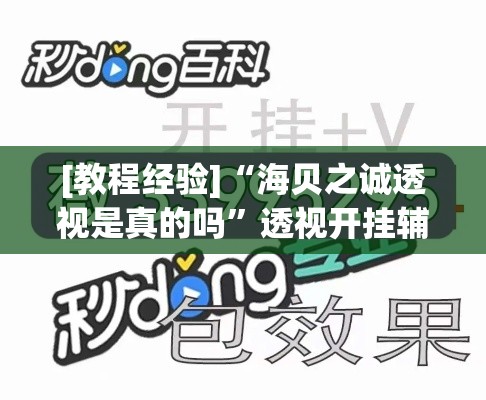 [教程经验]“海贝之诚透视是真的吗”透视开挂辅助教程