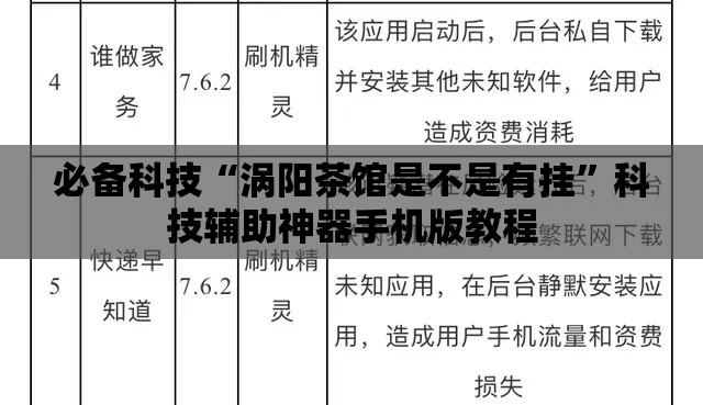 必备科技“涡阳茶馆是不是有挂”科技辅助神器手机版教程