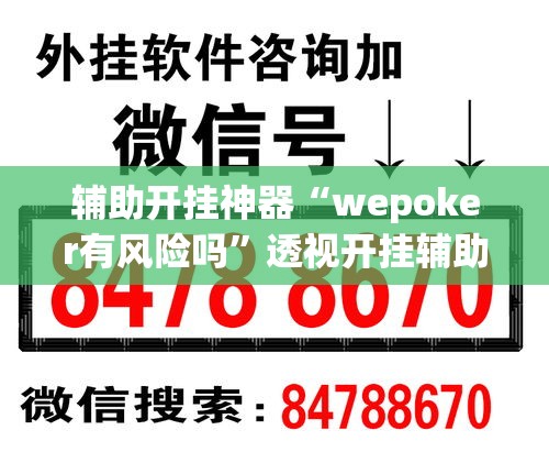 辅助开挂神器“wepoker有风险吗	”透视开挂辅助教程