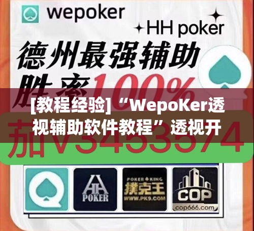 [教程经验]“WepoKer透视辅助软件教程”透视开挂辅助教程