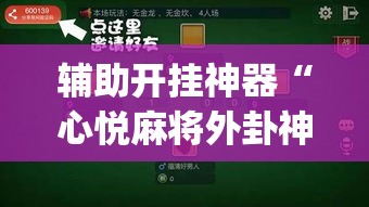 辅助开挂神器“心悦麻将外卦神器视频教程(辅助神器)开挂详细教程 辅助开挂神器“心悦麻将外卦神器视频教程(辅助神器)开挂详细教程