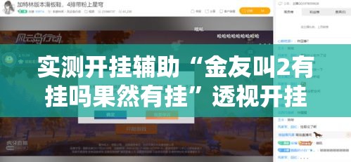 实测开挂辅助“金友叫2有挂吗果然有挂”透视开挂辅助教程