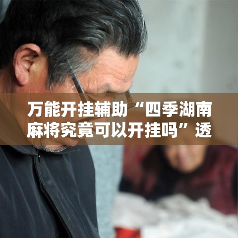 万能开挂辅助“四季湖南麻将究竟可以开挂吗”透视开挂辅助教程