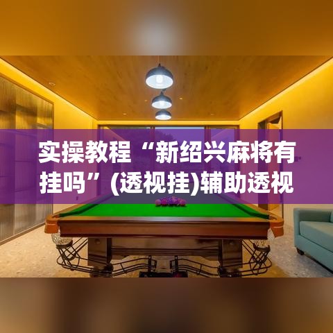 实操教程“新绍兴麻将有挂吗”(透视挂)辅助透视教程