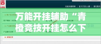 万能开挂辅助“青橙竞技开挂怎么下载(辅助神器)开挂详细教程 万能开挂辅助“青橙竞技开挂怎么下载(辅助神器)开挂详细教程