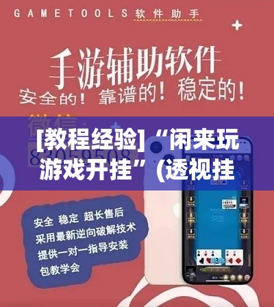 [教程经验]“闲来玩游戏开挂	”(透视挂)辅助透视教程