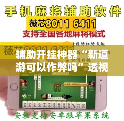 辅助开挂神器“新道游可以作弊吗”透视开挂辅助教程