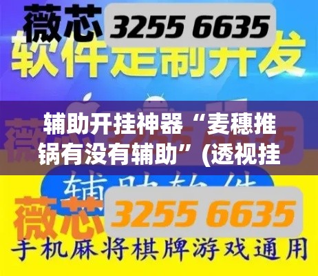 辅助开挂神器“麦穗推锅有没有辅助	”(透视挂)辅助透视教程