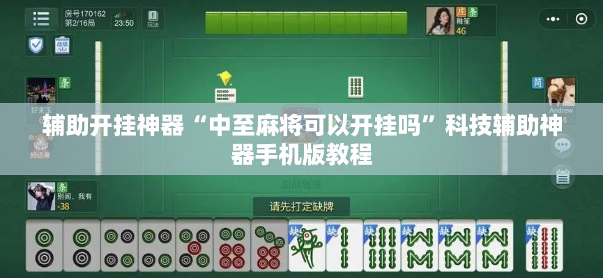 辅助开挂神器“中至麻将可以开挂吗”科技辅助神器手机版教程