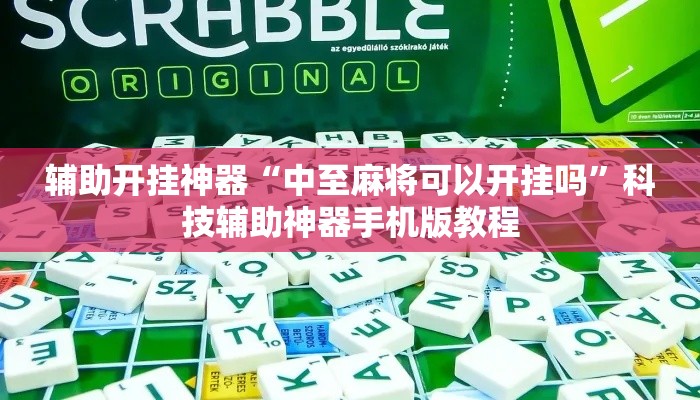 辅助开挂神器“中至麻将可以开挂吗”科技辅助神器手机版教程
