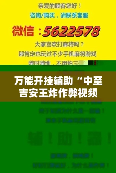 万能开挂辅助“中至吉安王炸作弊视频”透视开挂辅助教程