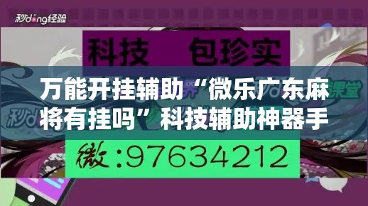 万能开挂辅助“微乐广东麻将有挂吗”科技辅助神器手机版教程