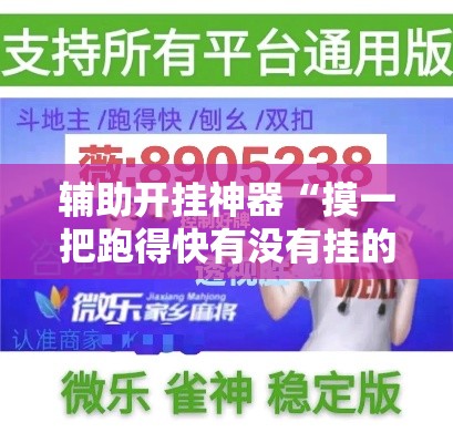 辅助开挂神器“摸一把跑得快有没有挂的”透视开挂辅助教程