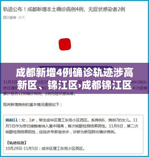 成都新增4例确诊轨迹涉高新区、锦江区›成都锦江区新冠疫情