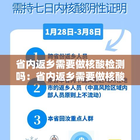 省内返乡需要做核酸检测吗：省内返乡需要做核酸检测吗今天