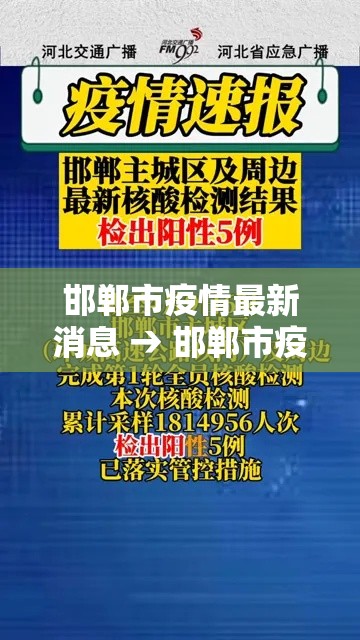 邯郸市疫情最新消息 → 邯郸市疫情最新消息今天