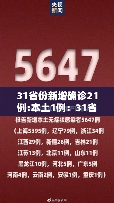 31省份新增确诊21例:本土1例：31省份新增本土确诊71例