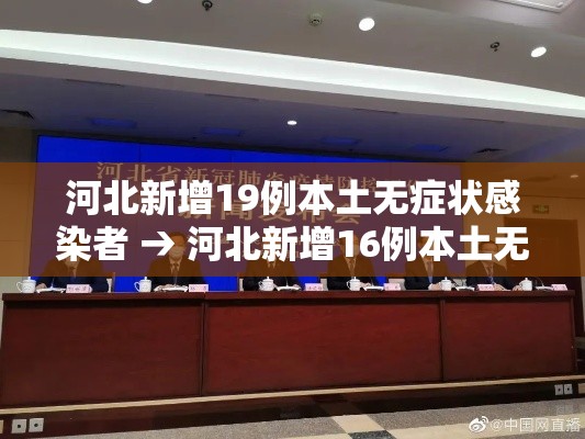 河北新增19例本土无症状感染者 → 河北新增16例本土无症状