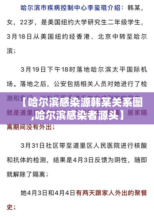 【哈尔滨感染源韩某关系图,哈尔滨感染者源头】 【哈尔滨感染源韩某关系图,哈尔滨感染者源头】